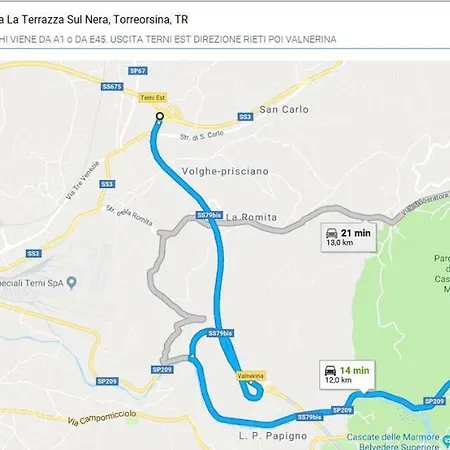 Apartamento La Terrazza Sul Nera Torre Orsina